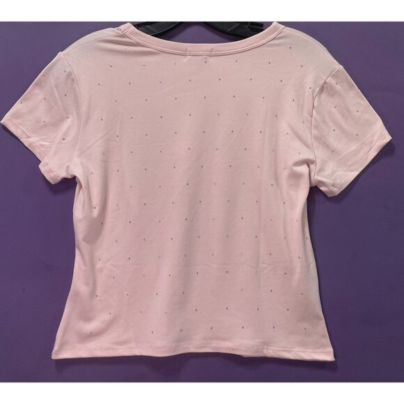 Rue 21 - Women's Short Sleeves T-Shirt - Pink - Large - Picture 2 of 12